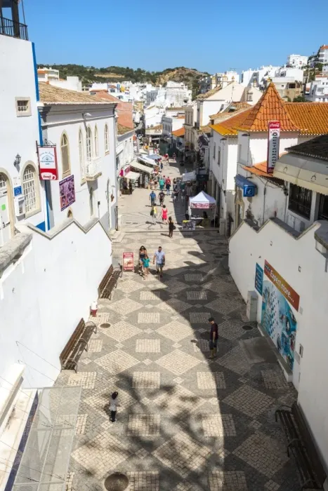 Framed Print : Rua 5 de Outobro, Albufeira, Algarve, Portugal, Europe Framed Print : Rua 5 de Outobro, Albufeira, Algarve, Portugal, Europe