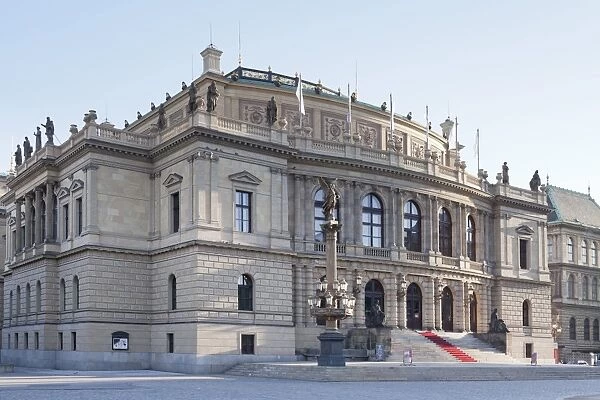 Rudolfinum, Concert Hall, namesti Jana Palacha (Jan Palach Square), Prague, Bohemia, Czech Republic, Europe