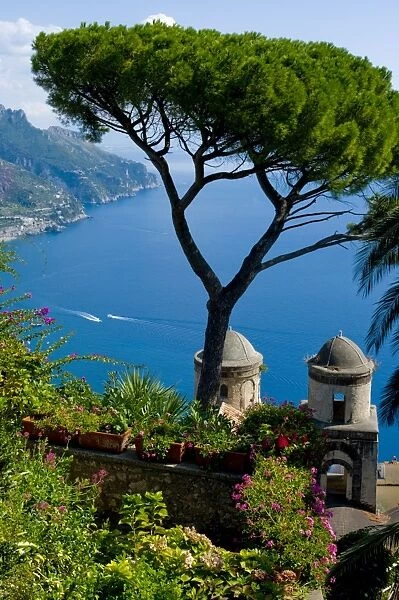 Rufolo view, Ravello, Amalfi Coast, UNESCO World Heritage Site, Campania, Italy, Europe