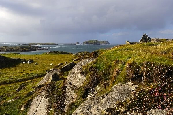 Rugged landscape, Isle of Lewis, Western Isles, Scotland, United Kingdom, Europe