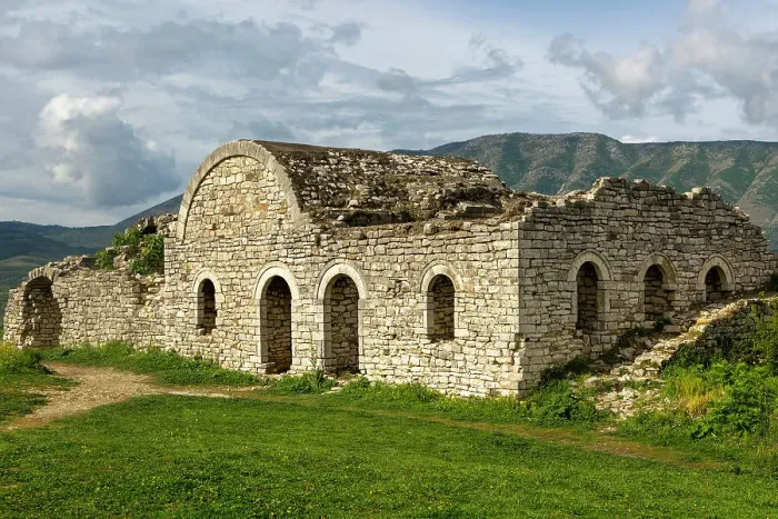 Framed Print : Ruined building in the citadel area of Berat castle, UNESCO World Heritage Site, Berat, Albania, Europe Framed Print : Ruined building in the citadel area of Berat castle, UNESCO World Heritage Site, Berat, Albania, Europe
