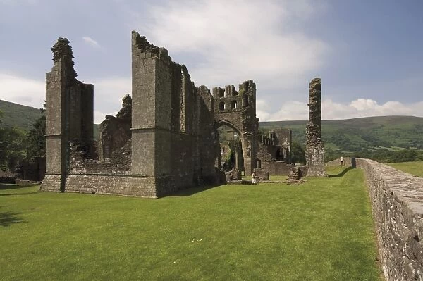 Ruined chapel of Llanthony Priory