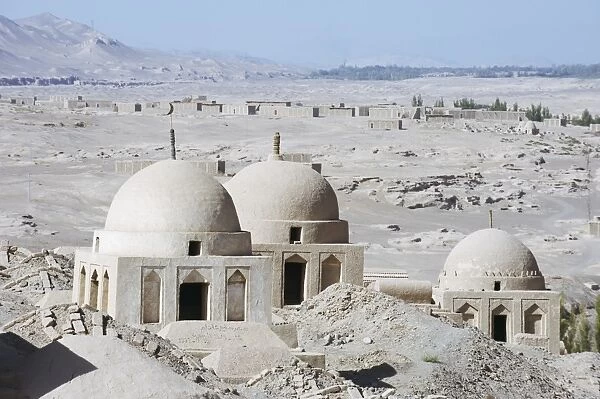 Ruined city of Jiaohe, Turpan on the Silk Route, UNESCO World Heritage Site