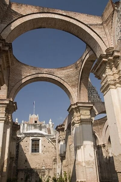 The ruined interior of the Cathedral of San Jose, Antigua, UNESCO World Heritage Site