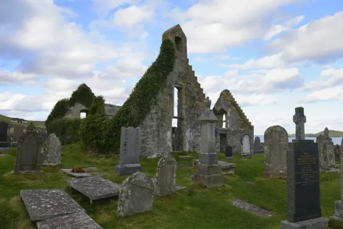 Framed Print : Ruins of 17th century Balnakeil Church, Durness, Highlands, Scotland, United Kingdom, Europe Framed Print : Ruins of 17th century Balnakeil Church, Durness, Highlands, Scotland, United Kingdom, Europe