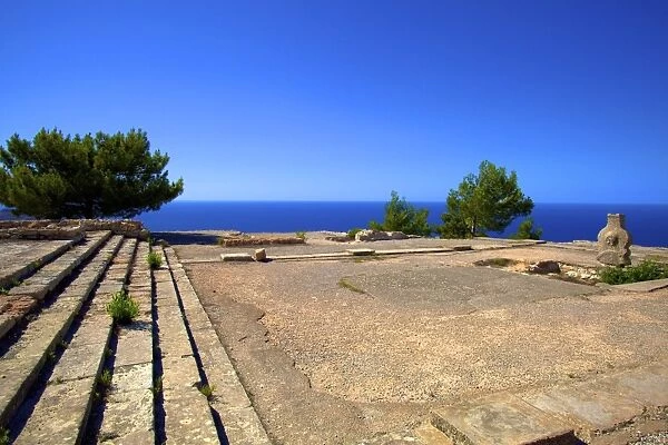 Ruins of Ancient Palace, Vouni, North Cyprus, Cyprus, Mediterranean, Europe