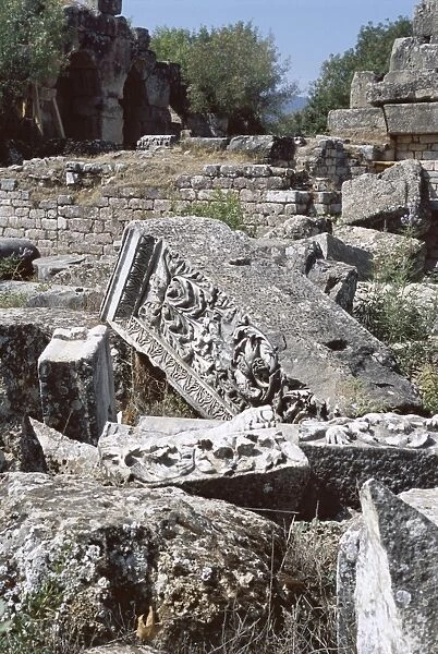 Ruins, archaeological site