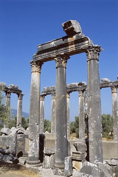 Ruins at archaeological site