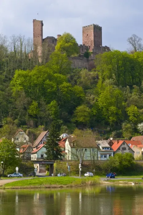 Framed Print : The ruins of castle Henneburg, Stadtprozelten on the Main, Franconia, Bavaria Framed Print : The ruins of castle Henneburg, Stadtprozelten on the Main, Franconia, Bavaria