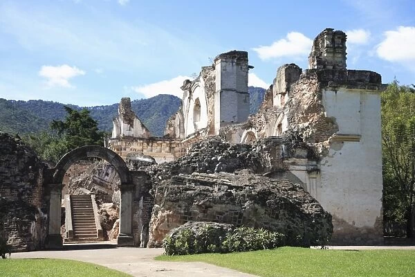 Ruins of the Church of La Recoleccion, destroyed by earthquake in 1700s
