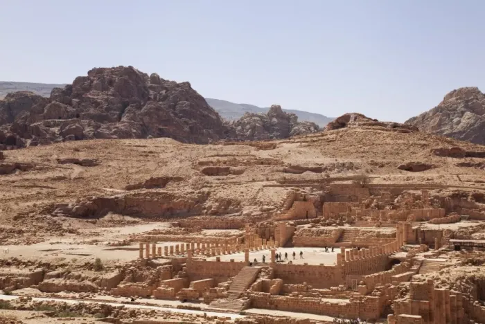Framed Print : Ruins of the Great Temple in Petra, UNESCO World Heritage Site, Jordan, Middle East Framed Print : Ruins of the Great Temple in Petra, UNESCO World Heritage Site, Jordan, Middle East