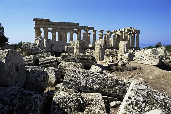 Ruins of the Greek temples