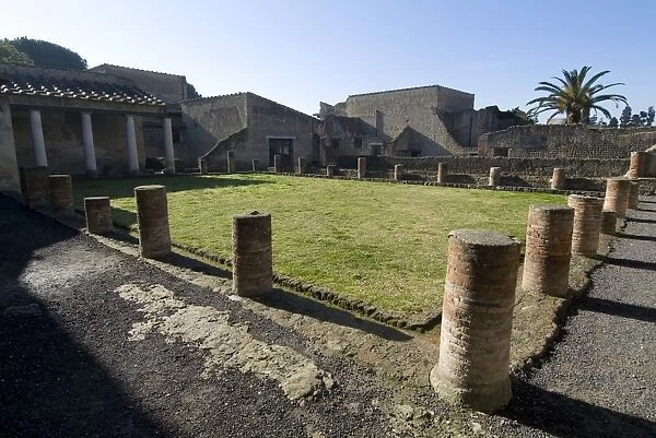 The ruins of Herculaneum