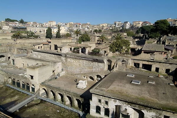 The ruins of Herculaneum