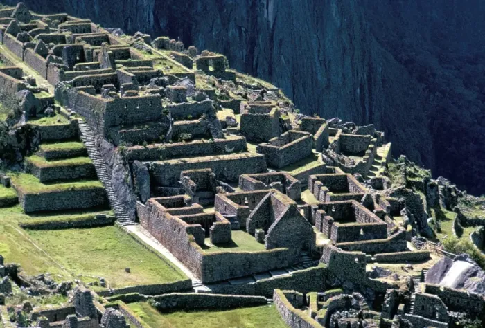 Framed Print : Ruins of Inca city in morning light Framed Print : Ruins of Inca city in morning light