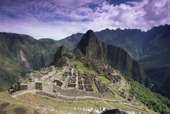 Framed Print : Ruins of Inca city in morning light Framed Print : Ruins of Inca city in morning light