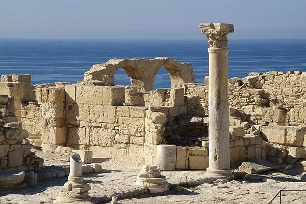 Ruins of Kourion, near Episkopi, Cyprus, Europe