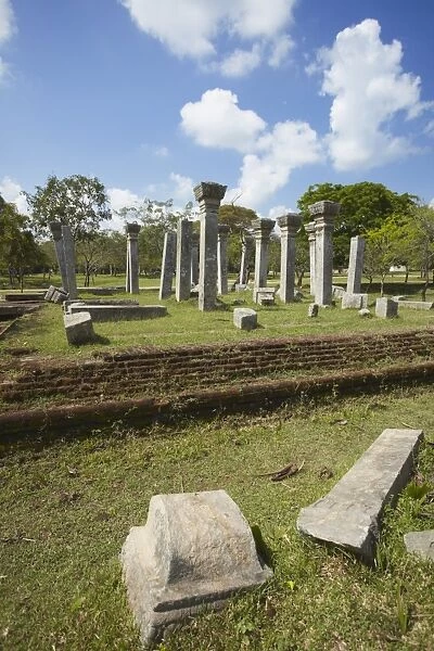 Ruins of Kujjatissa Pabbata in Mahavihara Monastery, Anuradhapura, UNESCO World Heritage Site, North Central Province, Sri Lanka, Asia