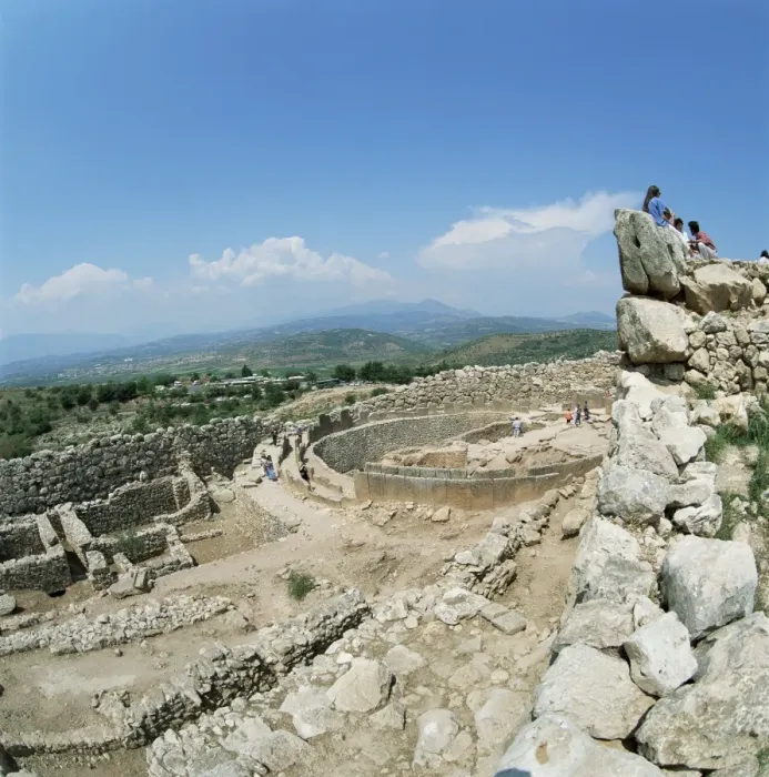 Framed Print : Ruins of Mycenae Framed Print : Ruins of Mycenae