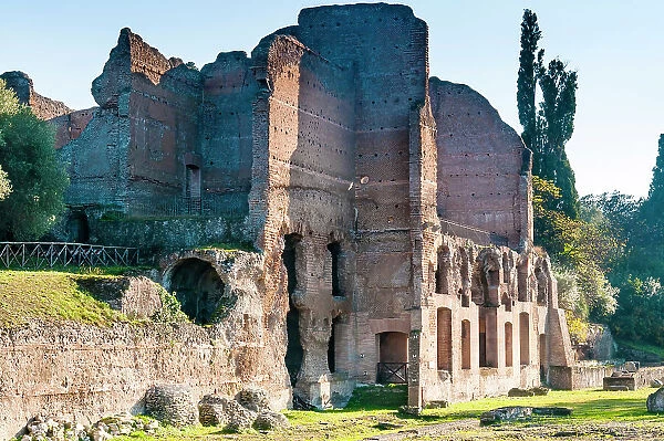Ruins of Palace, Hadrian's Villa, UNESCO World Heritage Site, Tivoli, Province of Rome, Latium (Lazio), Italy, Europe