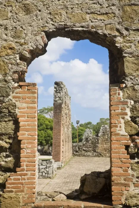 Framed Print : Ruins of Panama Viejo, UNESCO World Heritage Site, Panama City, Panama, Central America