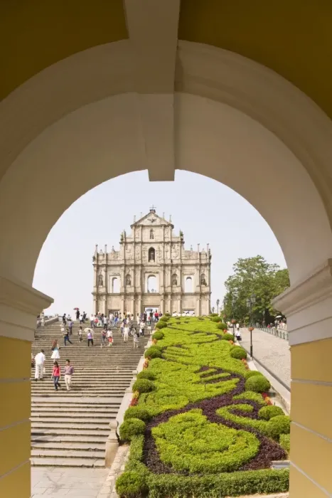 Framed Print : The ruins of Sao Paulo Cathedral (St. Pauls Cathedral) in central Macau Framed Print : The ruins of Sao Paulo Cathedral (St. Pauls Cathedral) in central Macau