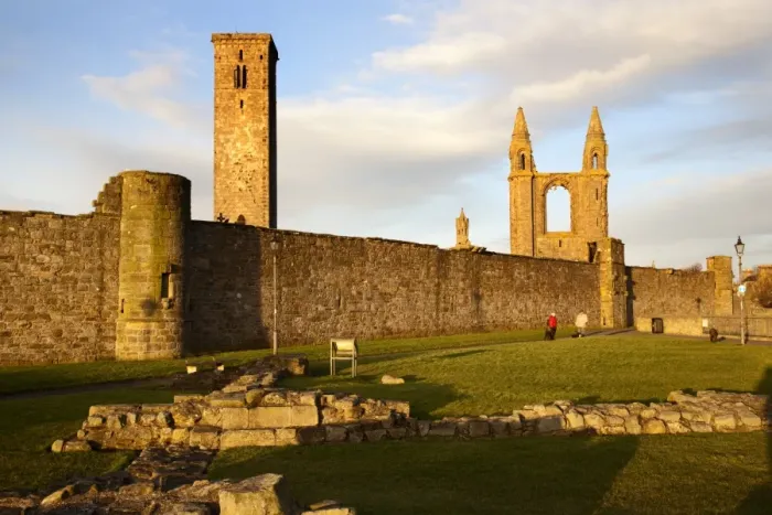 Framed Print : Ruins of St Mary on the Rock and the Cathedral, St Andrews, Fife, Scotland Framed Print : Ruins of St Mary on the Rock and the Cathedral, St Andrews, Fife, Scotland
