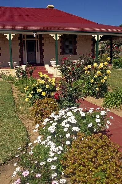 A rural house and garden at Narrogin, Western Australia, Australia, Pacific