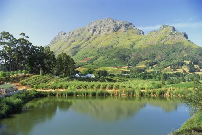 Framed Print : Rural scenic near Stellenbosch Framed Print : Rural scenic near Stellenbosch