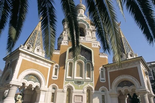 Russian Orthodox cathedral, Nice, Alpes-Maritimes, Provence, France, Europe