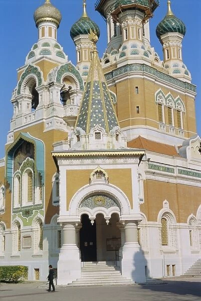 Russian Orthodox Cathedral, Nice, Cote d Azur, Provence, France