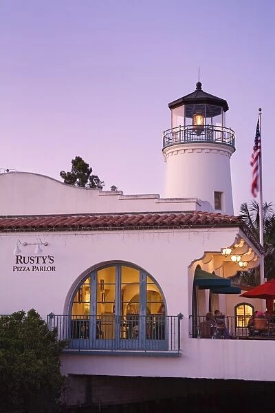 Rustys Pizza Parlor, Cabrillo Boulevard, Santa Barbara Harbor, California