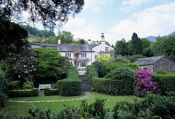 Rydal Mount, the poet Wordsworths home, Lake District, Cumbria, England