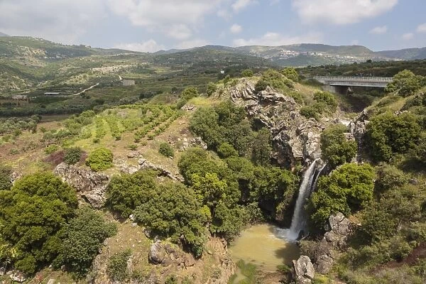 Sa ar waterfall at the Hermon Nature Reserve, Golan Heights, Israel, Middle East