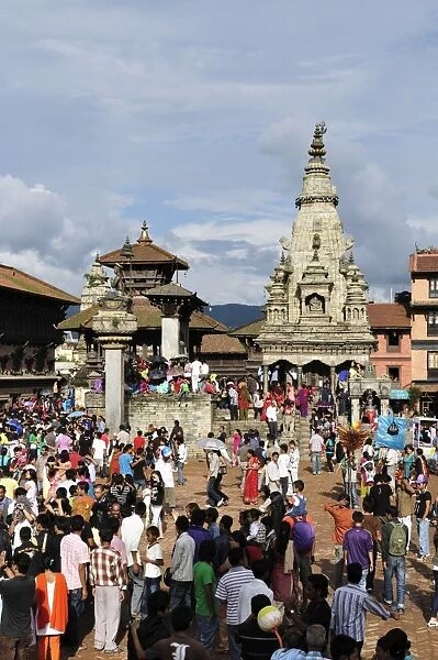 Sa-Paru Gaijatra Festival, Durbar Square, Bhaktapur, UNESCO World Heritage Site