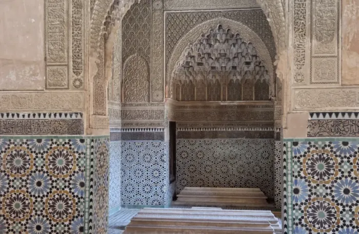 Framed Print : The Saadian tombs in the Kasbah district, dating back to the time of the Sultan Ahmed Al Mansour Framed Print : The Saadian tombs in the Kasbah district, dating back to the time of the Sultan Ahmed Al Mansour