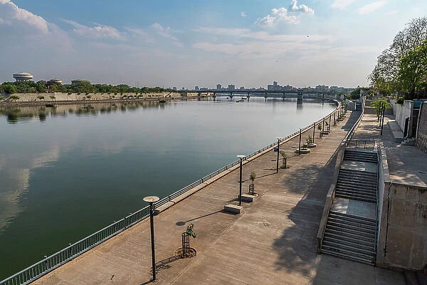 Sabamati riverfront, UNESCO World Heritage Site, Ahmedabad, Gujarat, India, Asia