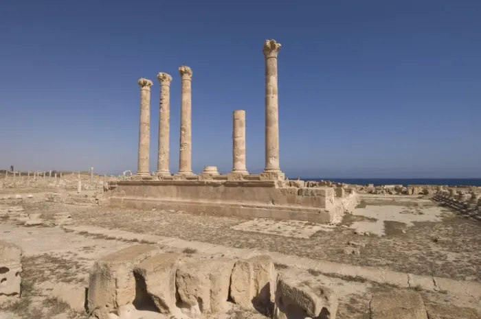 Framed Print : Sabratha Roman site Framed Print : Sabratha Roman site