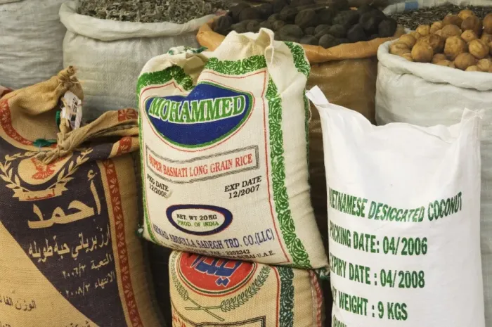 Framed Print : Sacks of rice Framed Print : Sacks of rice
