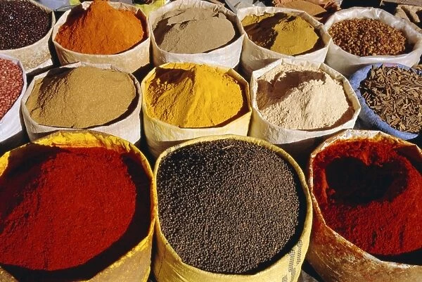 Sacks of spices