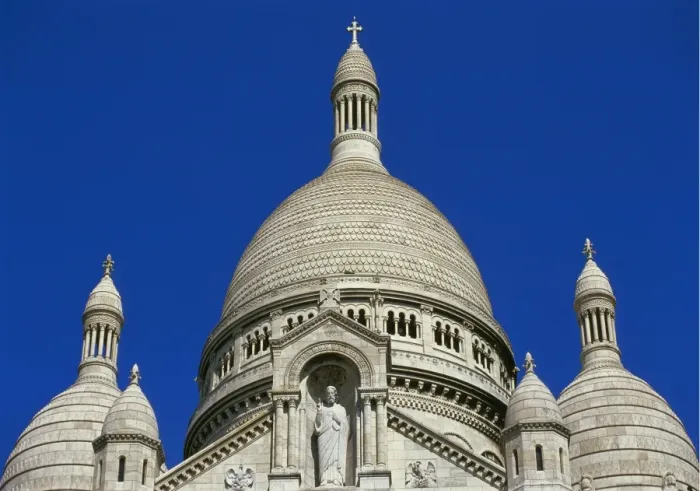 Framed Print : Sacre Coeur Basilica, High Section, Montmartre, Paris, France Framed Print : Sacre Coeur Basilica, High Section, Montmartre, Paris, France