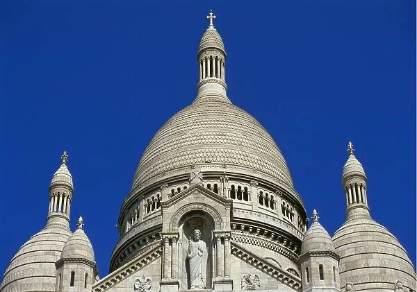 Sacre Coeur Basilica, High Section, Montmartre, Paris, France