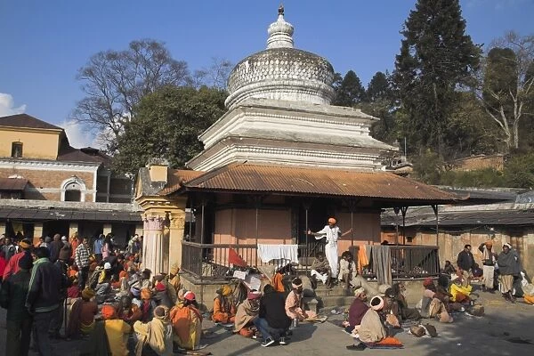 Sadhus (Holy men) at Shivaratri festival