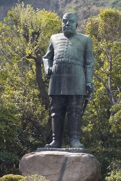 Saigo Takamori statue, Kagoshima, Kyushu, Japan, Asia