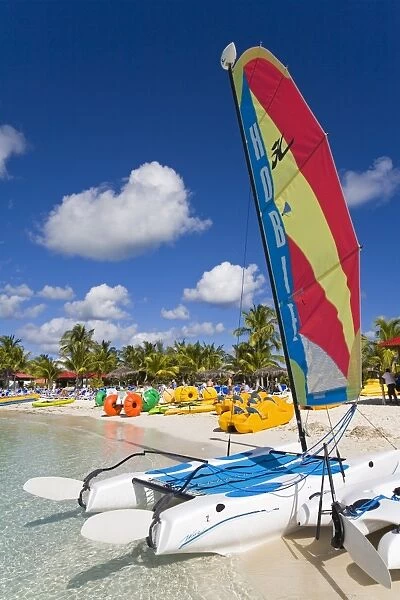 Sail boats on Princess Cays, Eleuthera Island, Bahamas, West Indies, Central America