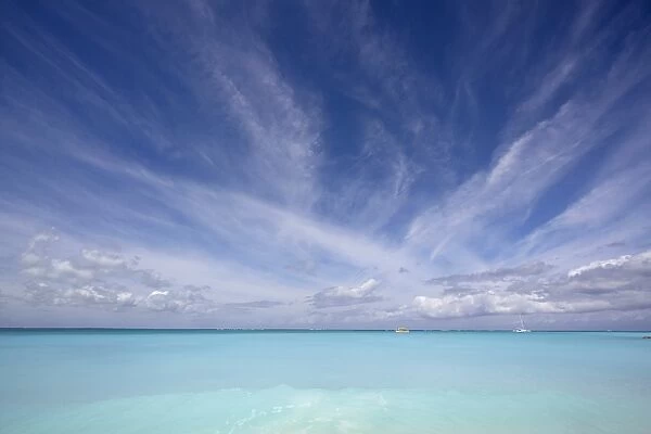 Sailing on the azure waters of Grace Bay, the most spectacular beach on Providenciales