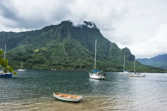 Framed Print : Sailing boat in Cooks Bay, Moorea, Society Islands, French Polynesia, Pacific Framed Print : Sailing boat in Cooks Bay, Moorea, Society Islands, French Polynesia, Pacific