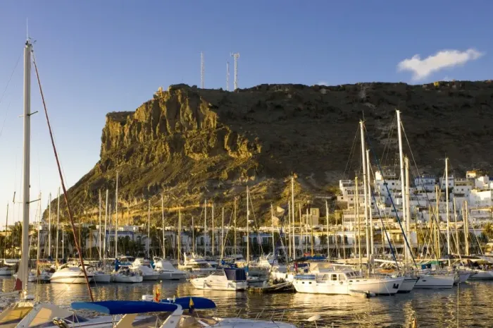 Framed Print : Sailing boats at the habour of Puerto de Mogan, Gran Canaria, Canary Islands Framed Print : Sailing boats at the habour of Puerto de Mogan, Gran Canaria, Canary Islands