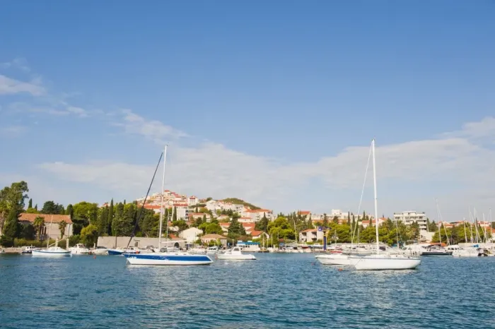 Framed Print : Sailing boats at Kolocep Island (Kalamota), Elaphiti Islands, Dalmatian Coast, Adriatic Sea, Croatia, Europe Framed Print : Sailing boats at Kolocep Island (Kalamota), Elaphiti Islands, Dalmatian Coast, Adriatic Sea, Croatia, Europe