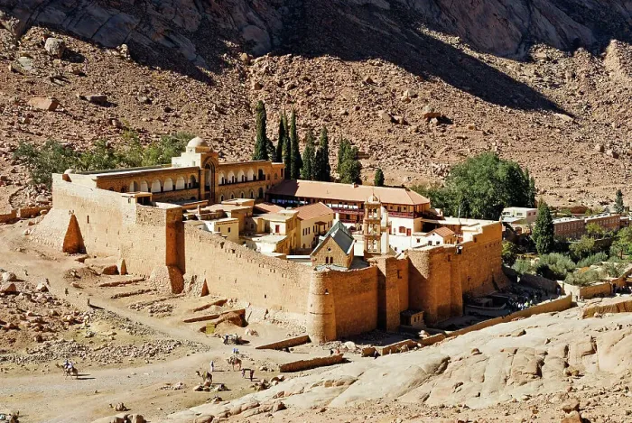 Framed Print : Saint Catherine's Monastery, UNESCO World Heritage Site, South Sinai, Egypt, North Africa, Africa